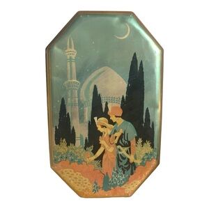 Antique Mackintosh's Assorted Toffee Persian Garden Collectible Metal Tin